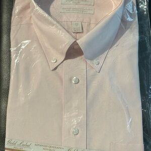 Men's Light Pink Button-Down Dress Shirt